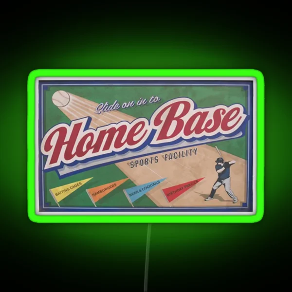 Home Base Crazy Ex Girlfriend RGB Neon Sign