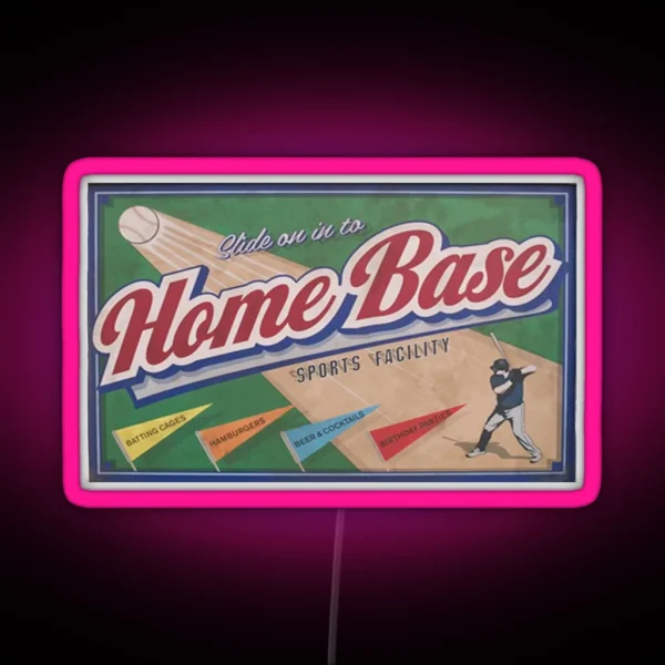 Home Base Crazy Ex Girlfriend RGB Neon Sign