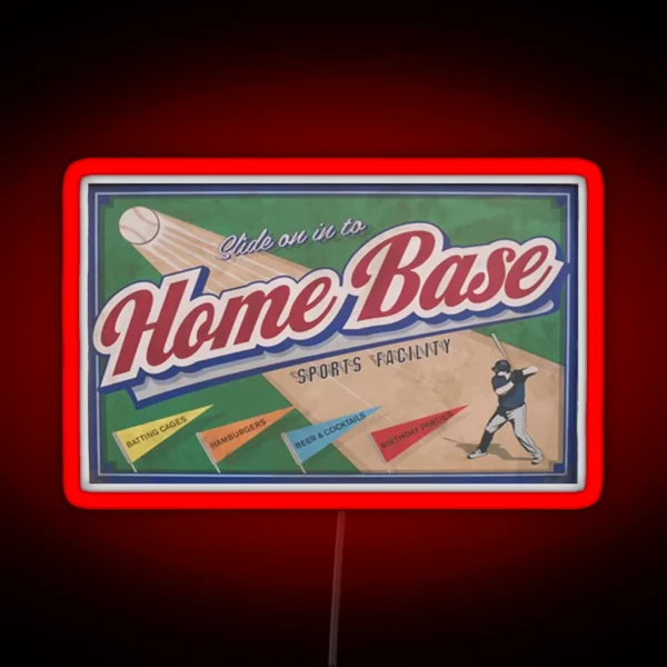 Home Base Crazy Ex Girlfriend RGB Neon Sign