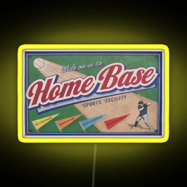 Home Base Crazy Ex Girlfriend RGB Neon Sign