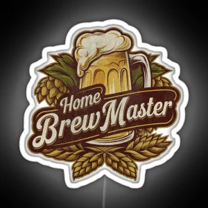 Home Brew Master Brewing Craft Beer Festival Lover RGB Neon Sign