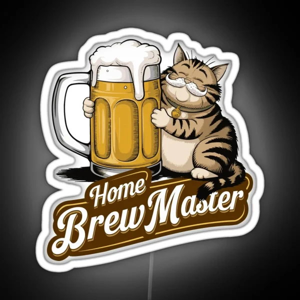 Home Brew Master Brewing Craft Beer Festival RGB Neon Sign