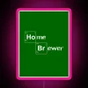 Home Brewery Breakout Neon RGB LED Sign Artwork Display