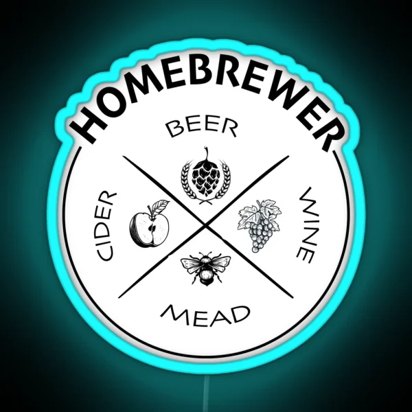 Home Brewer RGB Neon Sign