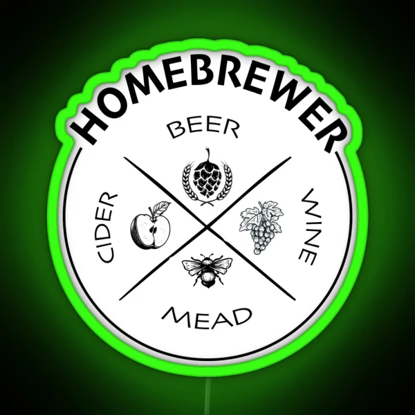 Home Brewer RGB Neon Sign