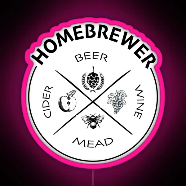 Home Brewer RGB Neon Sign