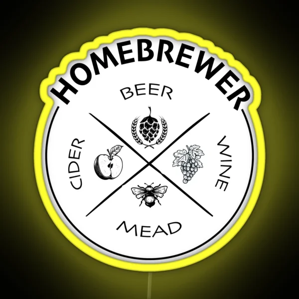 Home Brewer RGB Neon Sign