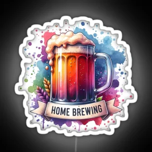 Home Brewing Homebrew Colorful Craft Beer Hobby Brewer Gift RGB Neon Sign