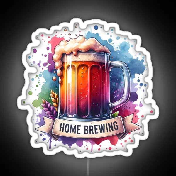 Home Brewing Homebrew Colorful Craft Beer Hobby Brewer RGB Neon Sign