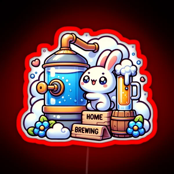 Home Brewing Homebrew Craft Beer Cute Hobby RGB Neon Sign