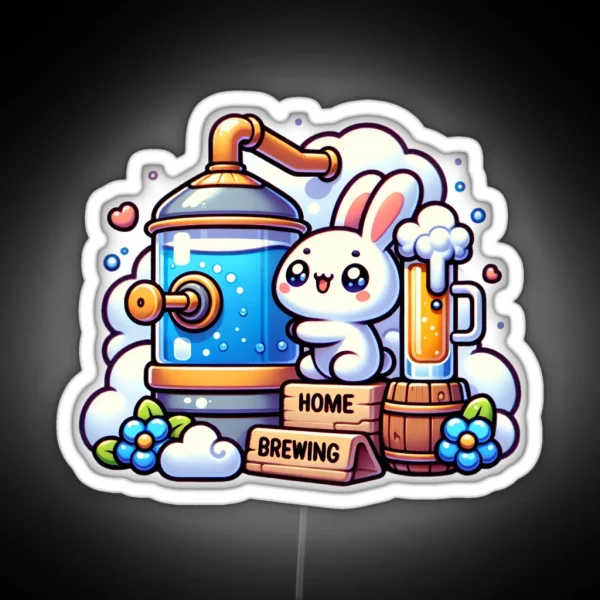 Home Brewing Homebrew Craft Beer Cute Hobby RGB Neon Sign