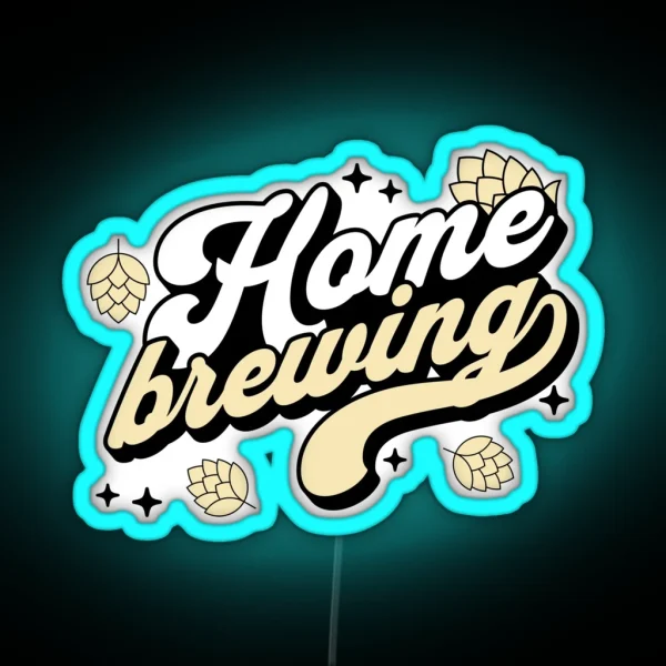 Home Brewing Homebrew Craft Beer Hobby Brewer Gift RGB Neon Sign