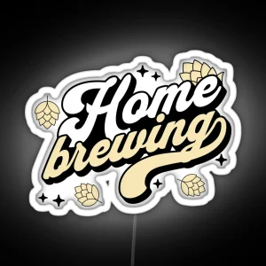 Home Brewing Homebrew Craft Beer Hobby Brewer Gift RGB Neon Sign