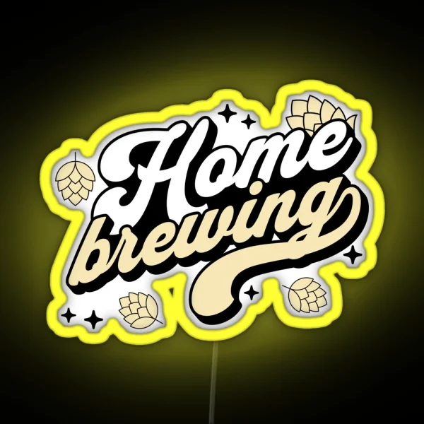 Home Brewing Homebrew Craft Beer Hobby Brewer Gift RGB Neon Sign
