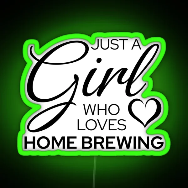 Home Brewing Homebrew Craft Beer Hobby Brewer Gift RGB Neon Sign