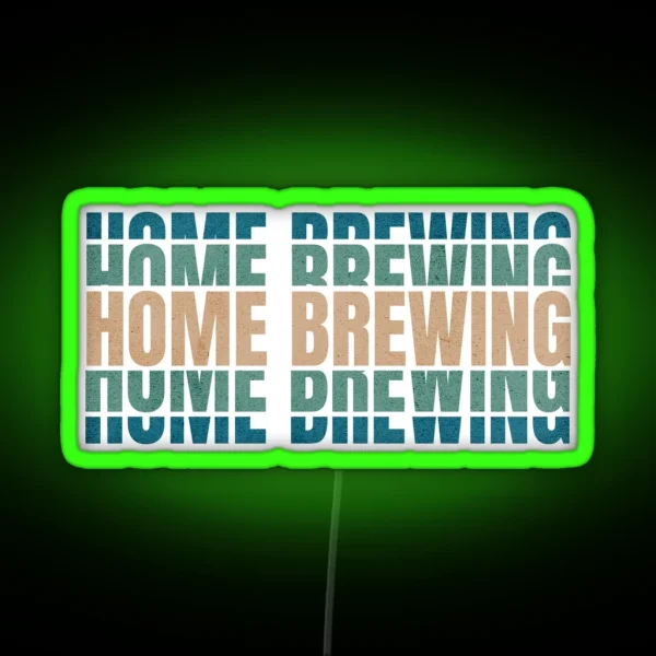 Home Brewing Homebrew Craft Beer Hobby Brewer Gift RGB Neon Sign