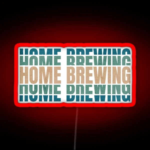 Home Brewing Homebrew Craft Beer Hobby Brewer Gift RGB Neon Sign