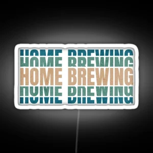 Home Brewing Homebrew Craft Beer Hobby Brewer Gift RGB Neon Sign