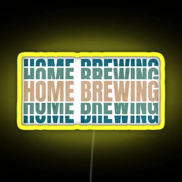 Home Brewing Homebrew Craft Beer Hobby Brewer Gift RGB Neon Sign