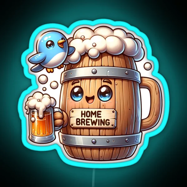 Home Brewing Homebrew Craft Beer Hobby Brewer Gift RGB Neon Sign