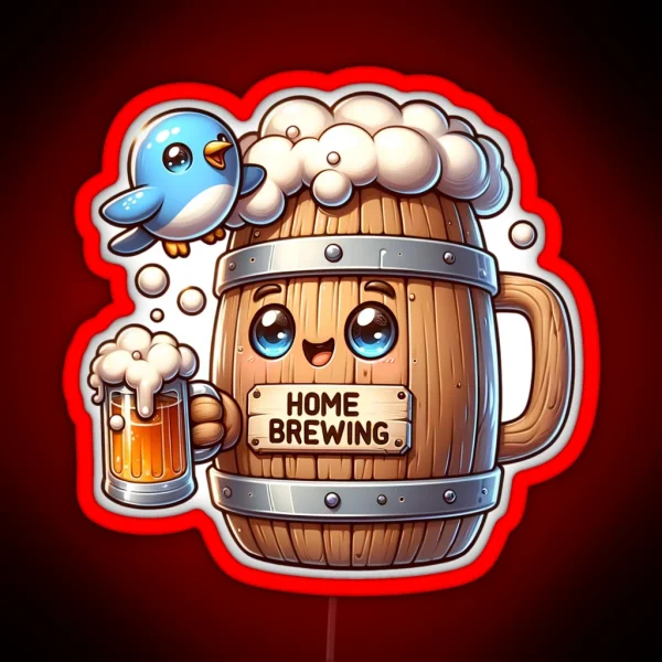 Home Brewing Homebrew Craft Beer Hobby Brewer Gift RGB Neon Sign