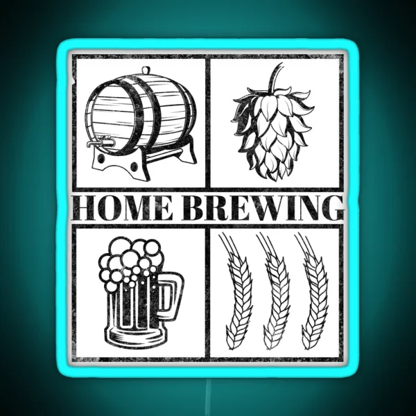 Home Brewing Homebrew Craft Beer Hobby Brewer RGB Neon Sign