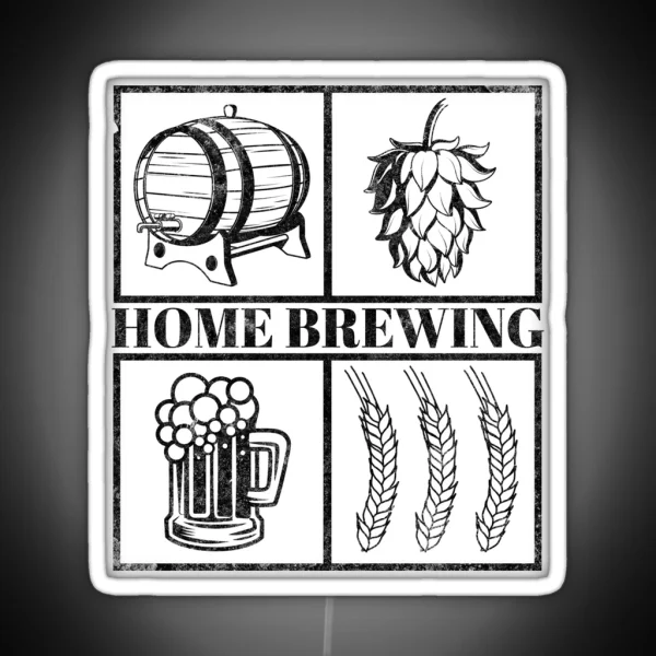 Home Brewing Homebrew Craft Beer Hobby Brewer RGB Neon Sign