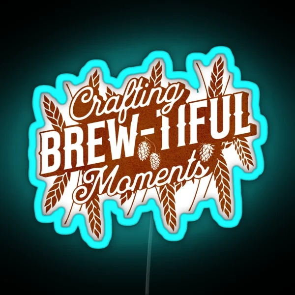 Home Brewing Homebrew Craft Beer Hobby Brewer Gift RGB Neon Sign