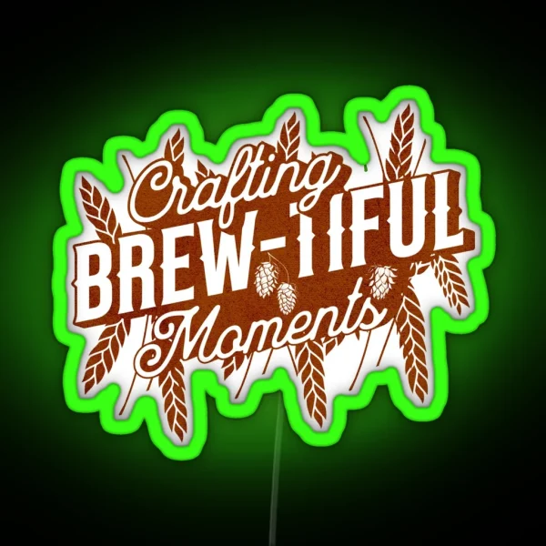 Home Brewing Homebrew Craft Beer Hobby Brewer Gift RGB Neon Sign