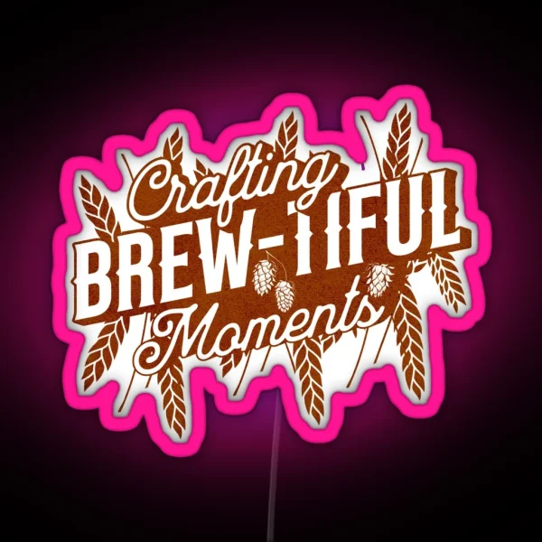 Home Brewing Homebrew Craft Beer Hobby Brewer Gift RGB Neon Sign