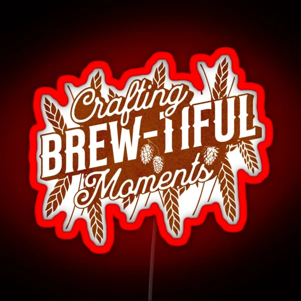 Home Brewing Homebrew Craft Beer Hobby Brewer Gift RGB Neon Sign