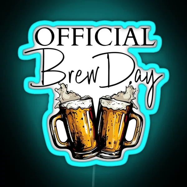 Home Brewing Homebrew Craft Beer Hobby Brewer Gift RGB Neon Sign