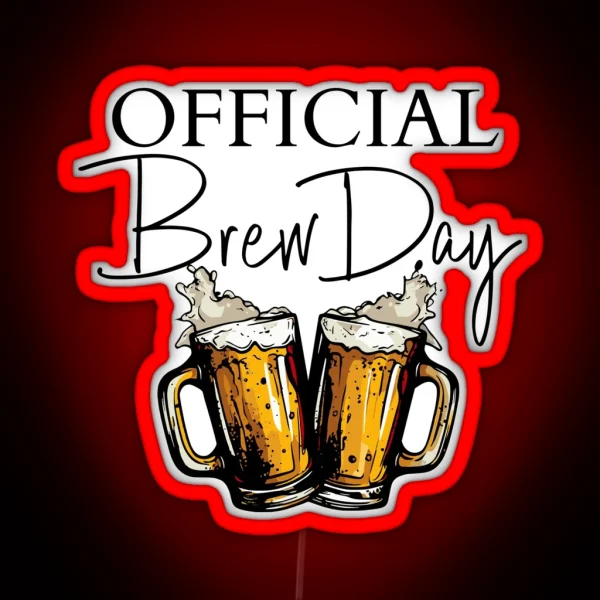 Home Brewing Homebrew Craft Beer Hobby Brewer Gift RGB Neon Sign