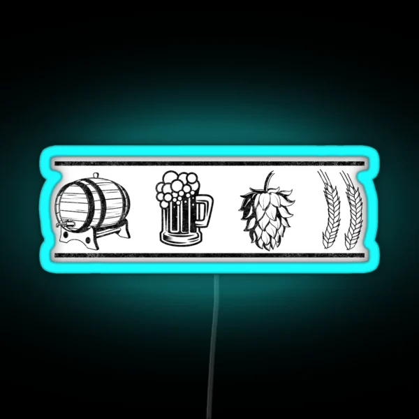 Home Brewing Homebrew Craft Beer Hobby Brewer RGB Neon Sign