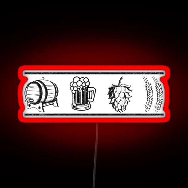 Home Brewing Homebrew Craft Beer Hobby Brewer RGB Neon Sign