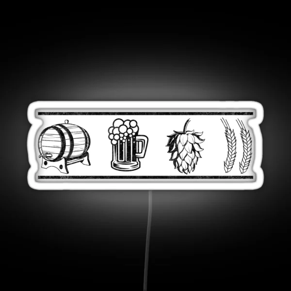 Home Brewing Homebrew Craft Beer Hobby Brewer RGB Neon Sign