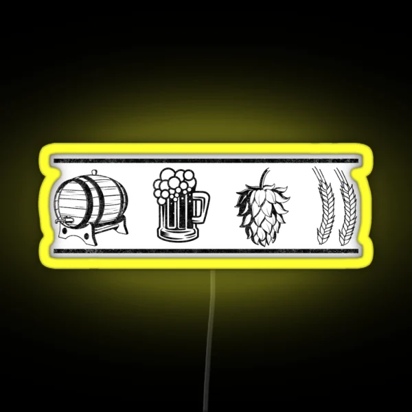 Home Brewing Homebrew Craft Beer Hobby Brewer RGB Neon Sign