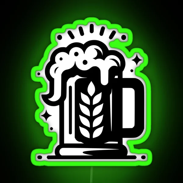 Home Brewing Homebrew Craft Beer Hobby Brewer Gift RGB Neon Sign
