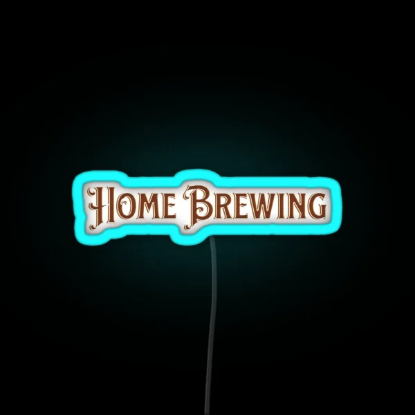 Home Brewing Homebrew Craft Beer Vintage Hobby Brewer RGB Neon Sign
