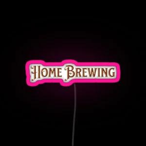 Home Brewing Homebrew Craft Beer Vintage Hobby Brewer Gift RGB Neon Sign