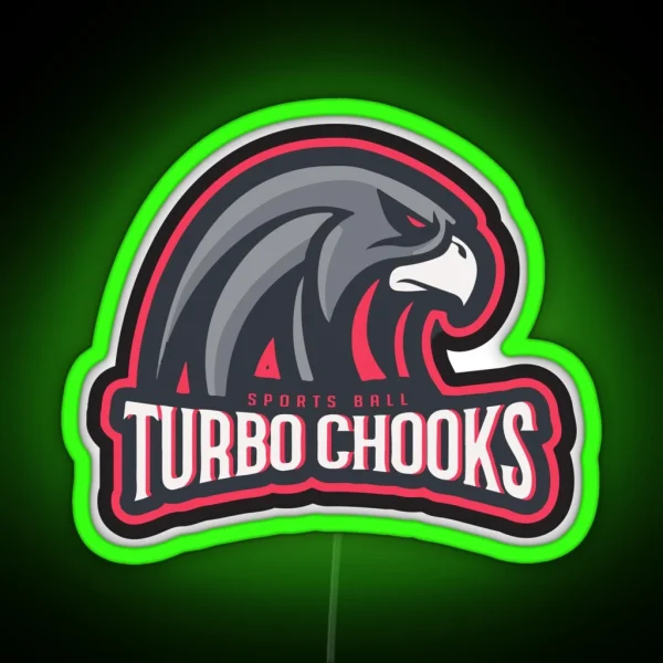 Home Team Turbo Chooks RGB Neon Sign