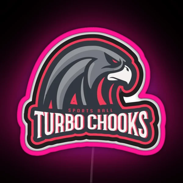 Home Team Turbo Chooks RGB Neon Sign
