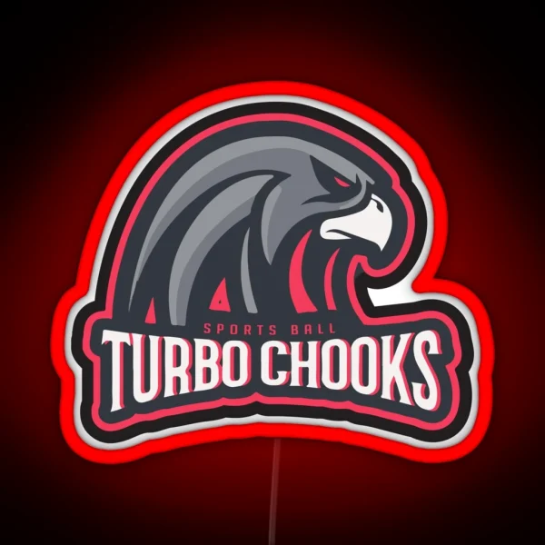 Home Team Turbo Chooks RGB Neon Sign