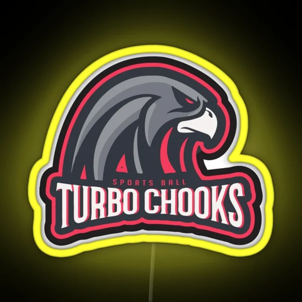 Home Team Turbo Chooks RGB Neon Sign
