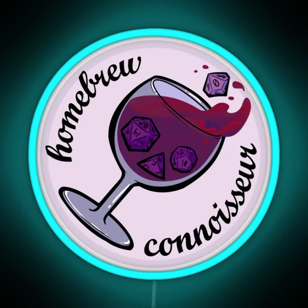 Homebrew Connoisseur RGB Neon Sign