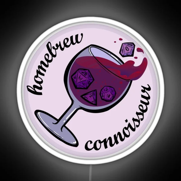 Homebrew Connoisseur RGB Neon Sign
