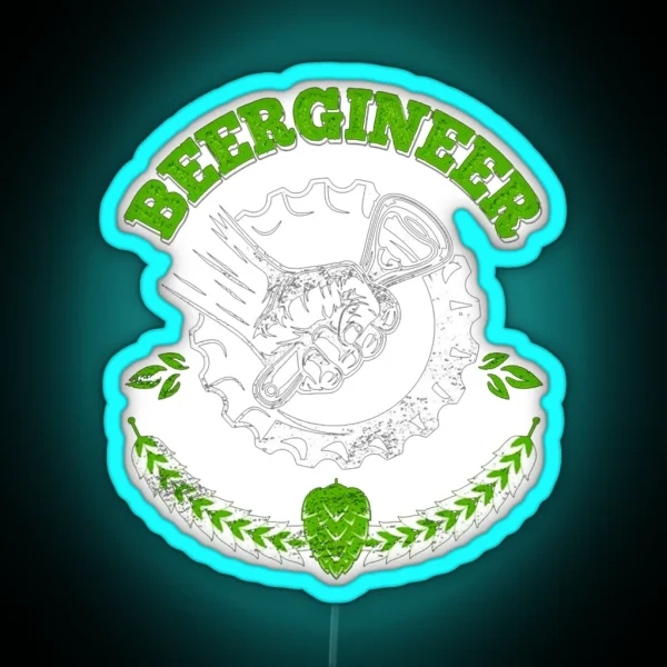 Homebrewing Beer RGB Neon Sign