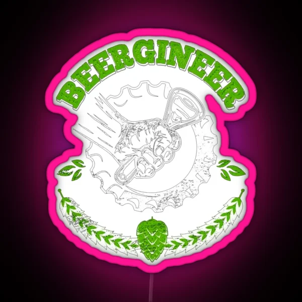 Homebrewing Beer RGB Neon Sign