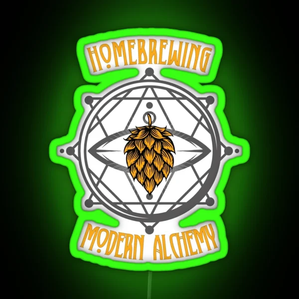 Homebrewing Hobby Brewer Craftbeer Beer RGB Neon Sign