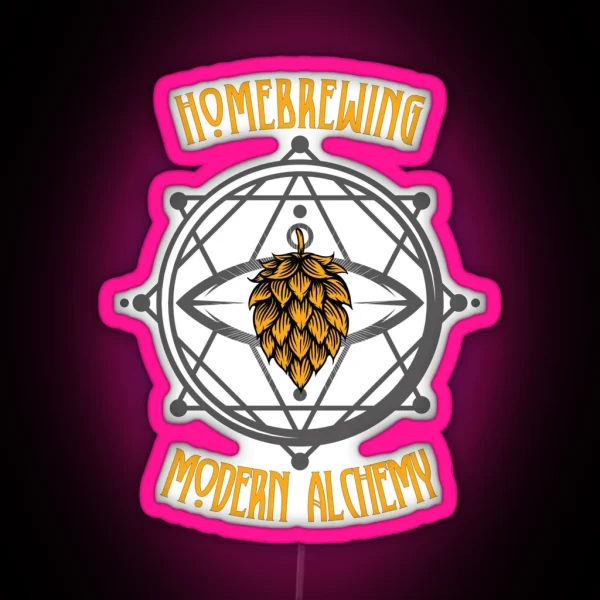 Homebrewing Hobby Brewer Craftbeer Beer RGB Neon Sign